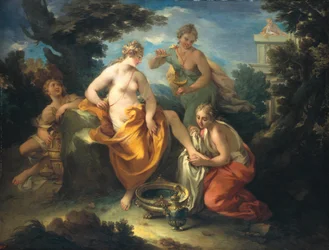 Batsaba fürdőzése, 1729